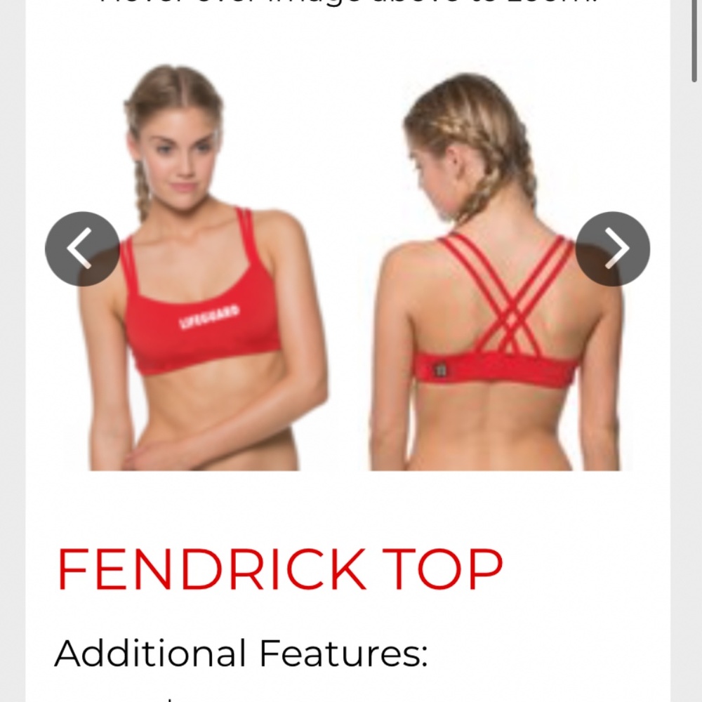 ISO: Jolyn Lifeguard Bikini Top (Small)